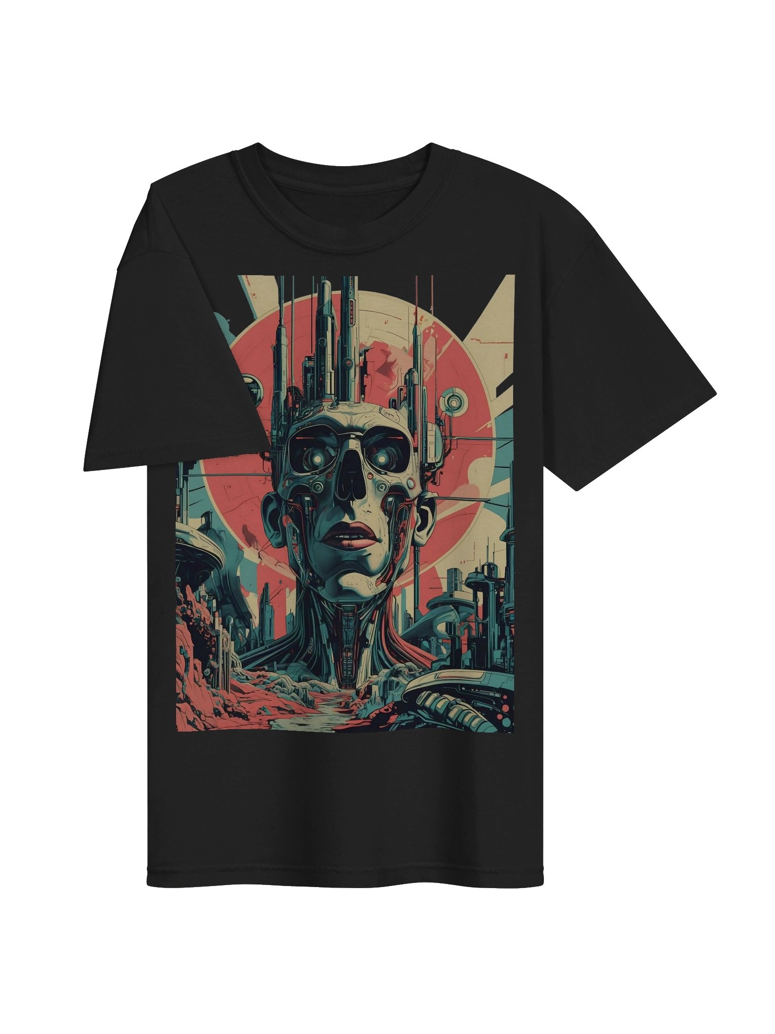 Retro-Futuristic Overlord Heavyweight T-Shirt product image (6)