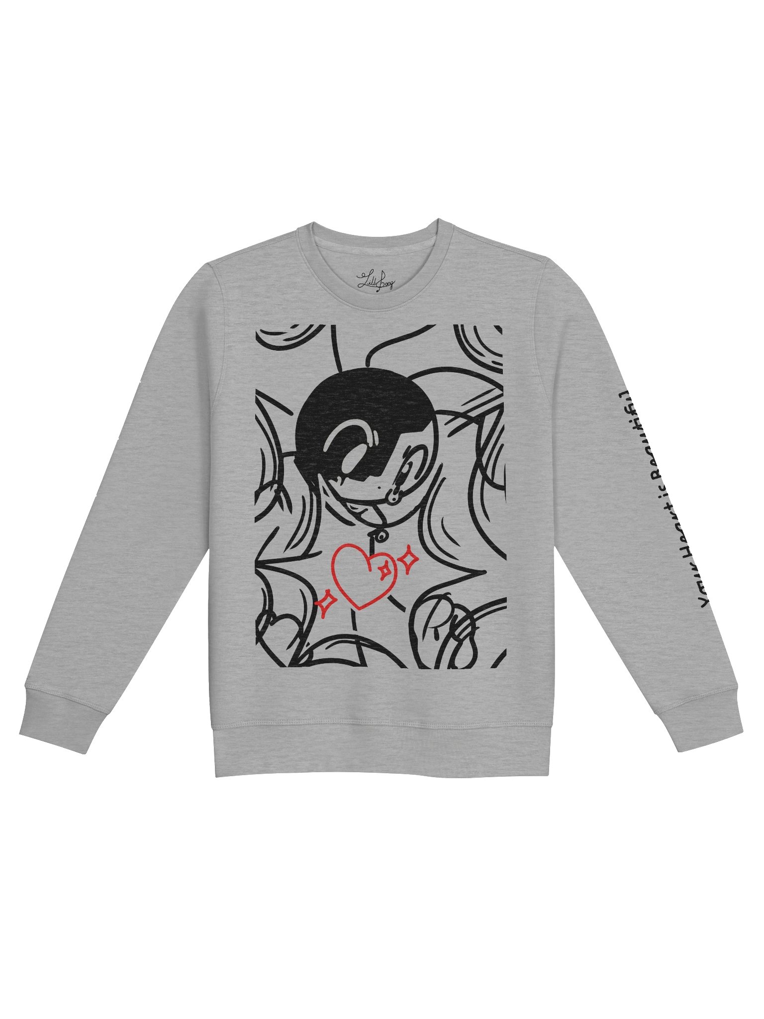 Your Heart is Beautiful (Unisex Organic Sweatshirt) product image (1)