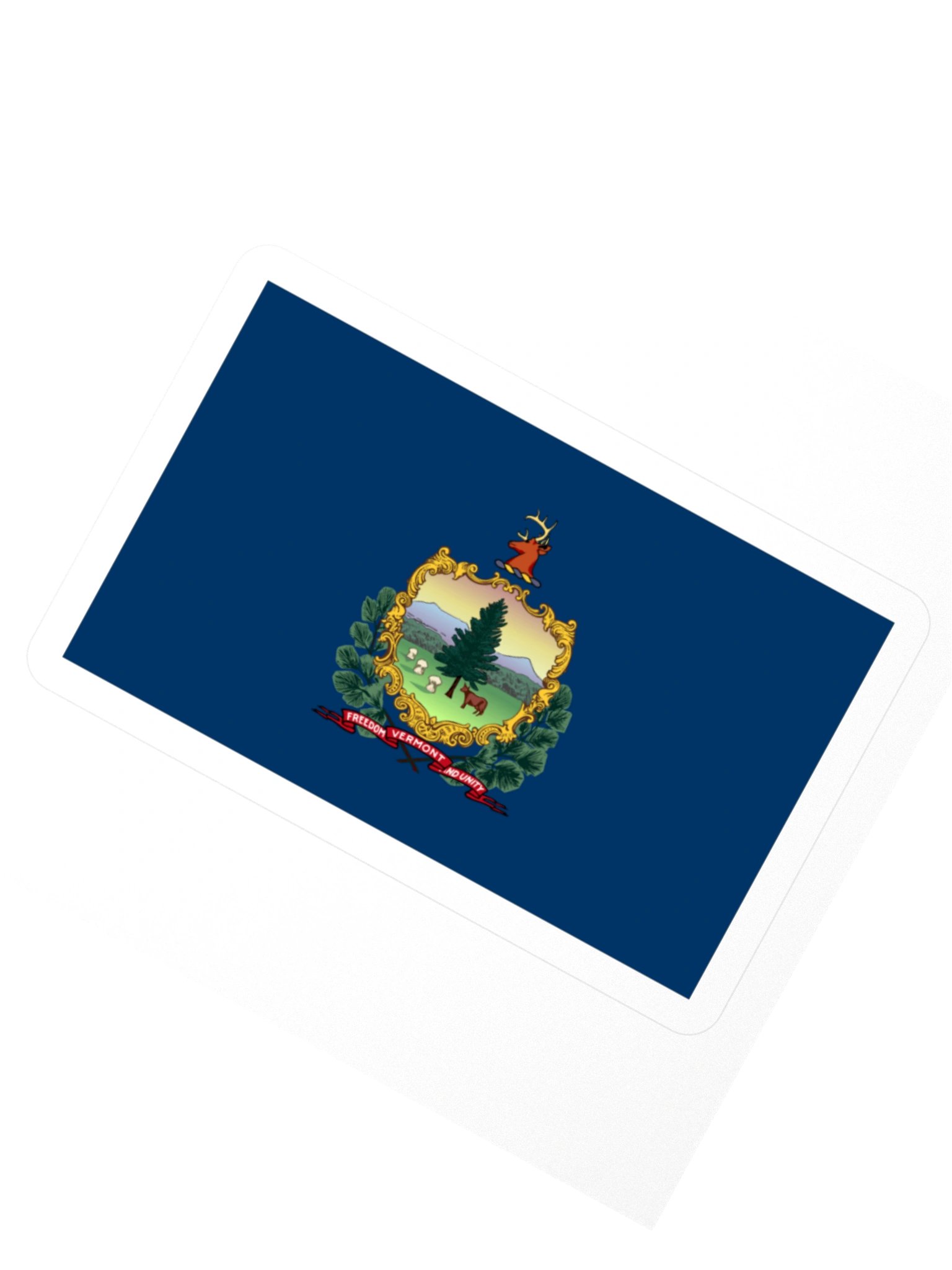 "Vermont" Freedom and Unity Kiss Cut Sticker product image (6)