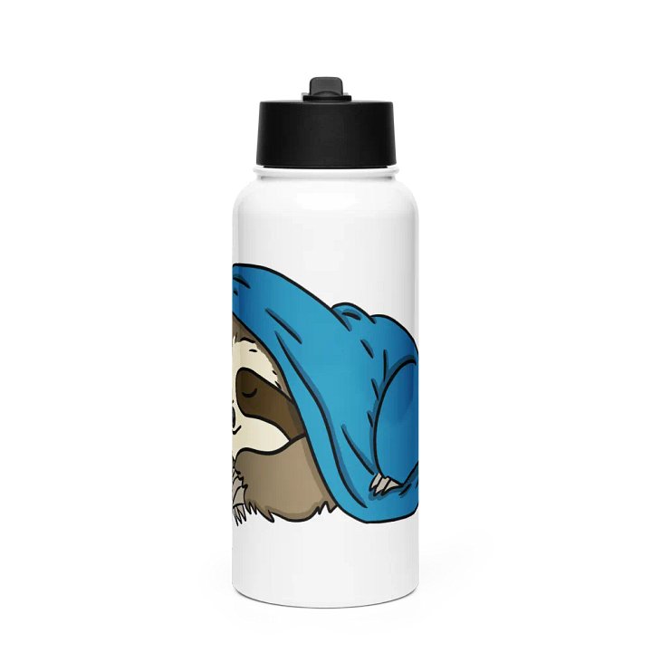 Stainless Steel Water bottle With Straw - Sleep product image (1)