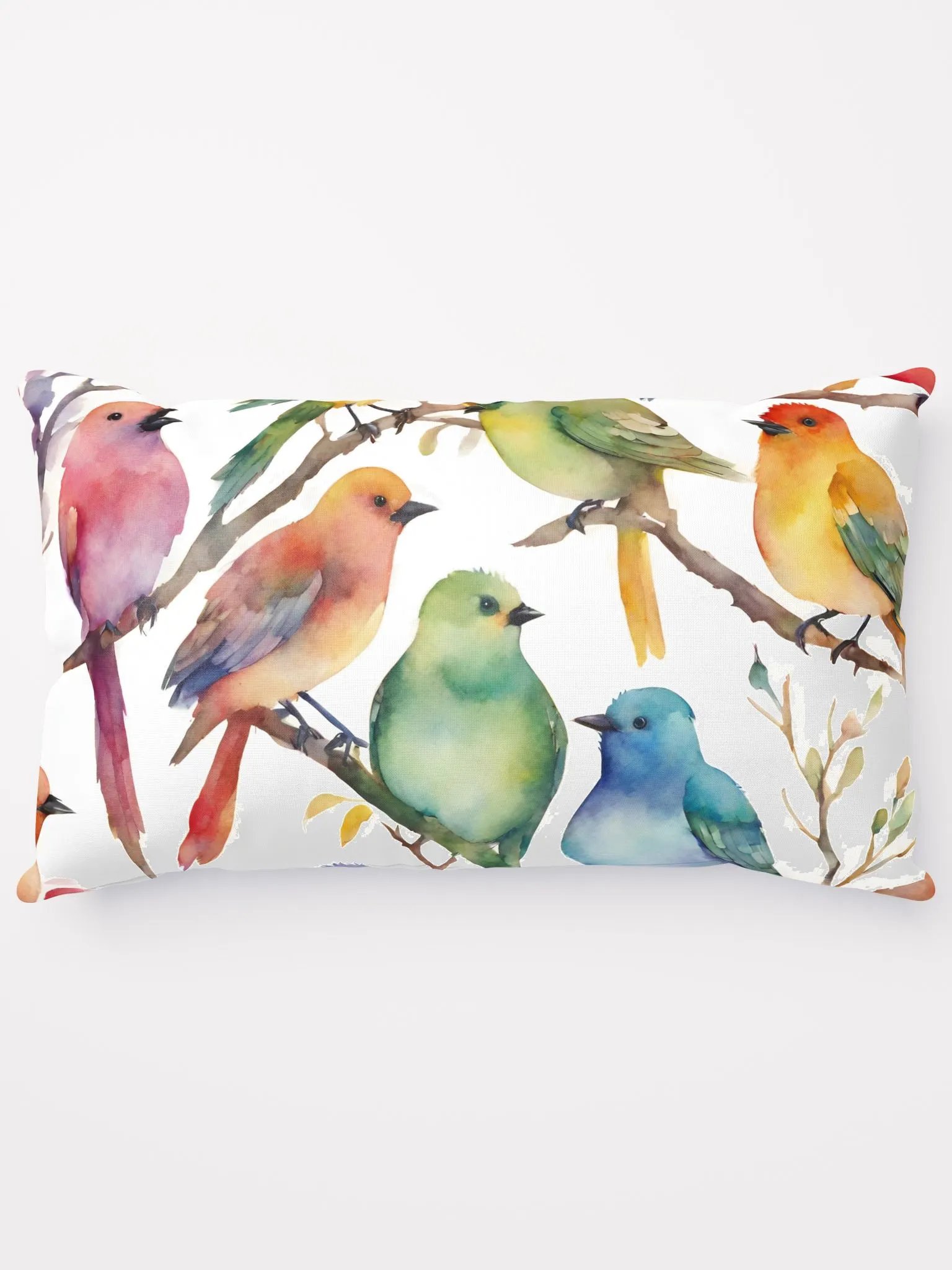 Multi Coloured Birds Pillow product image (6)