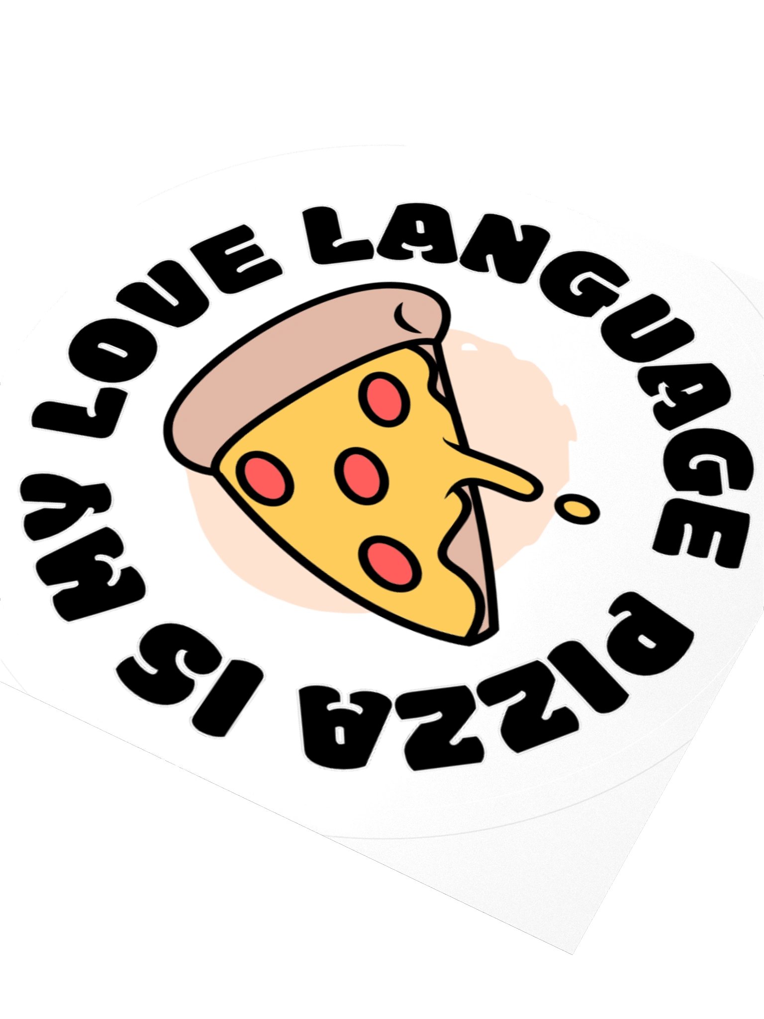 A Unique Sticker for Pizza Lovers: My Love Language product image (3)
