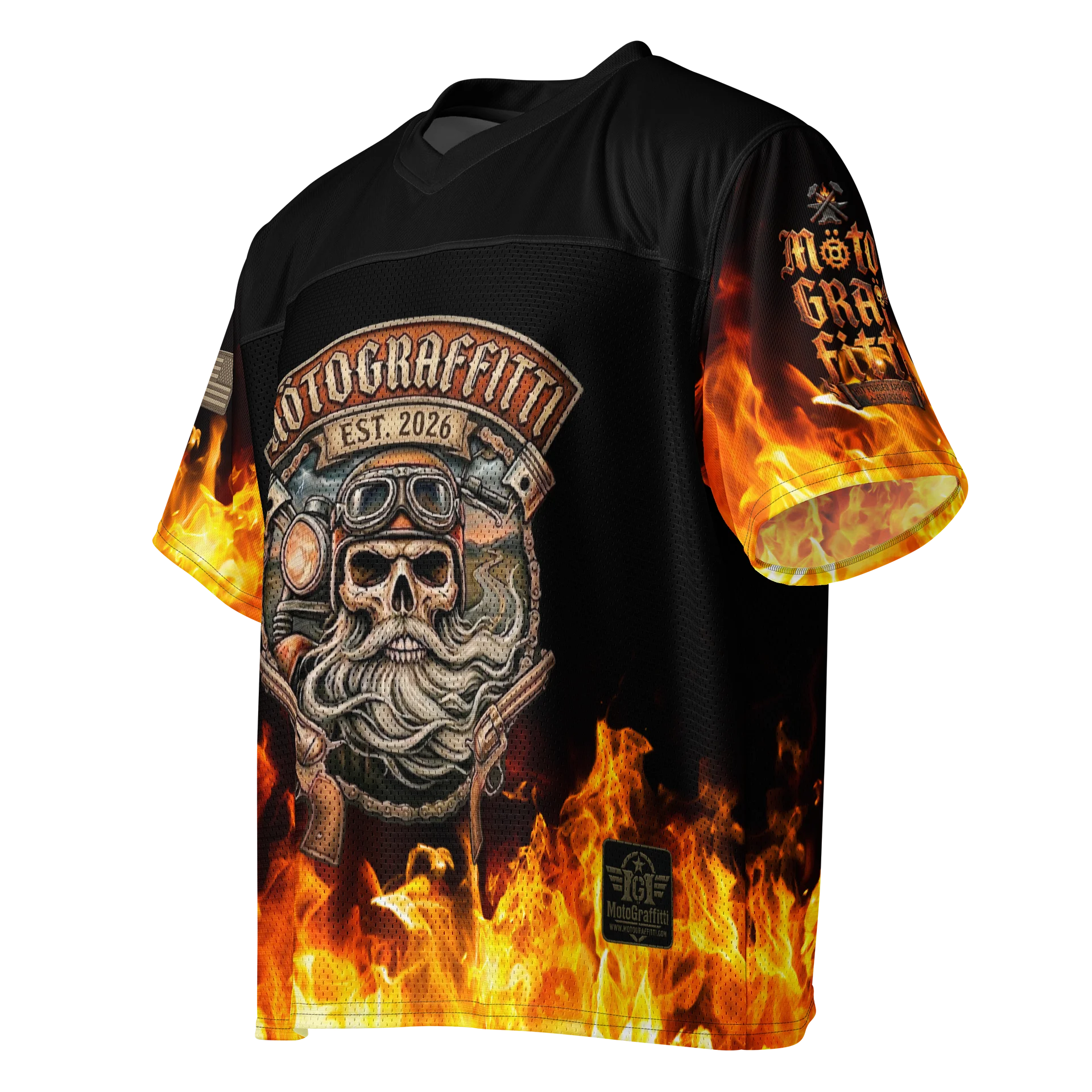 MötoGraffitti MotoMan Football Jersey product image (3)