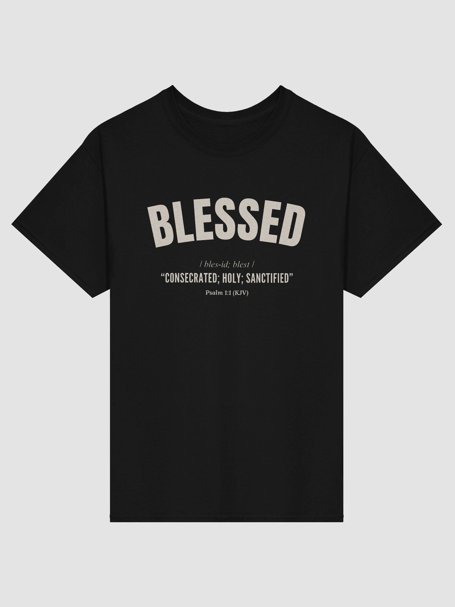 BLESSED Phonetic Representation T-Shirt product image (49)