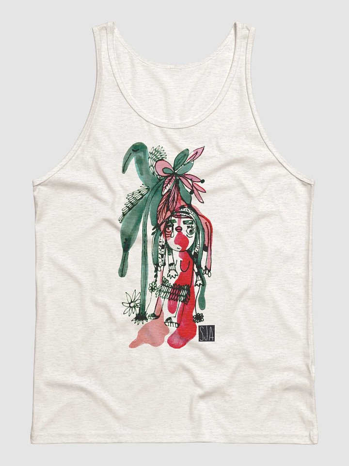 Abstract Girl With Birds Tank product image (6)