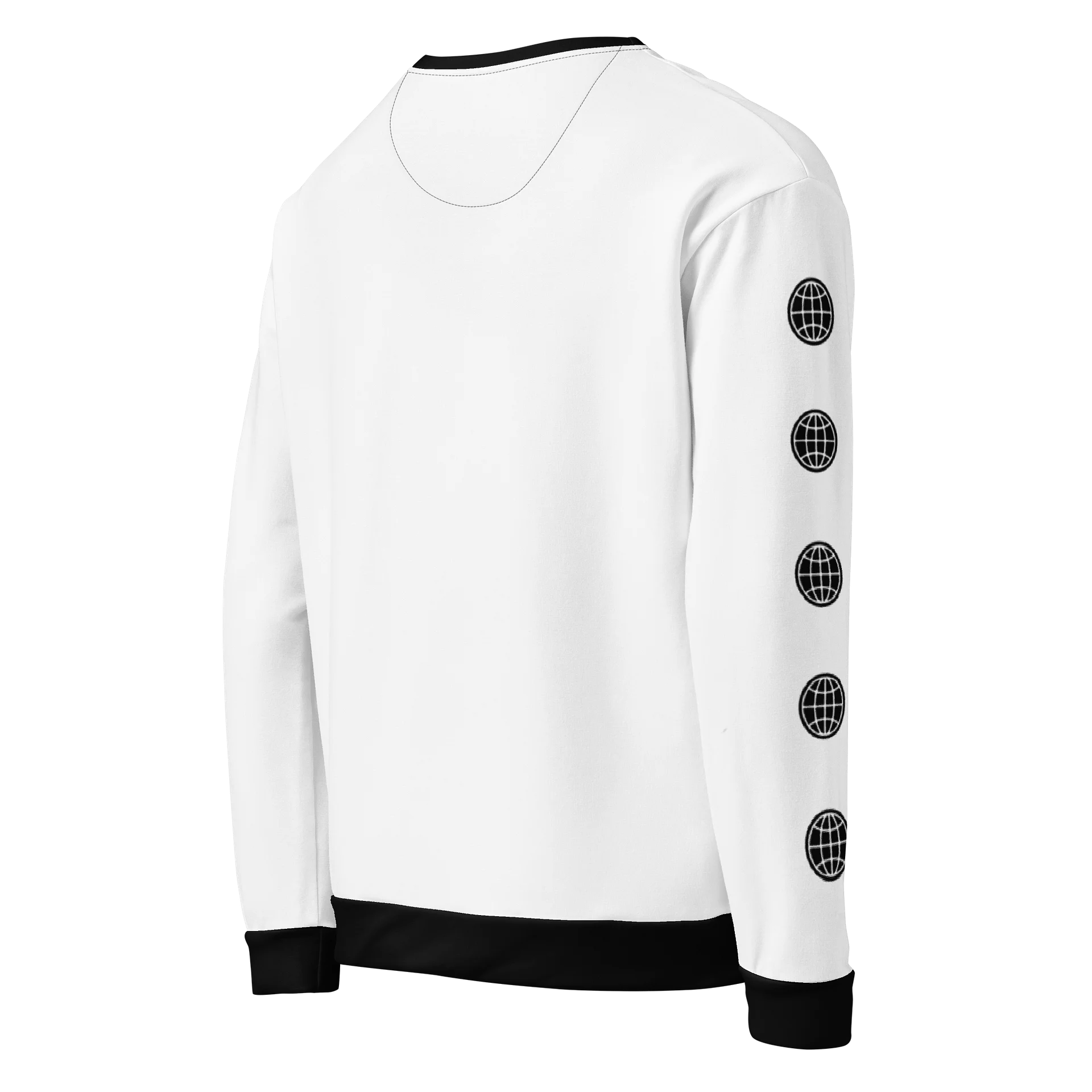 The Y2K White/Black Sweatshirt product image (4)
