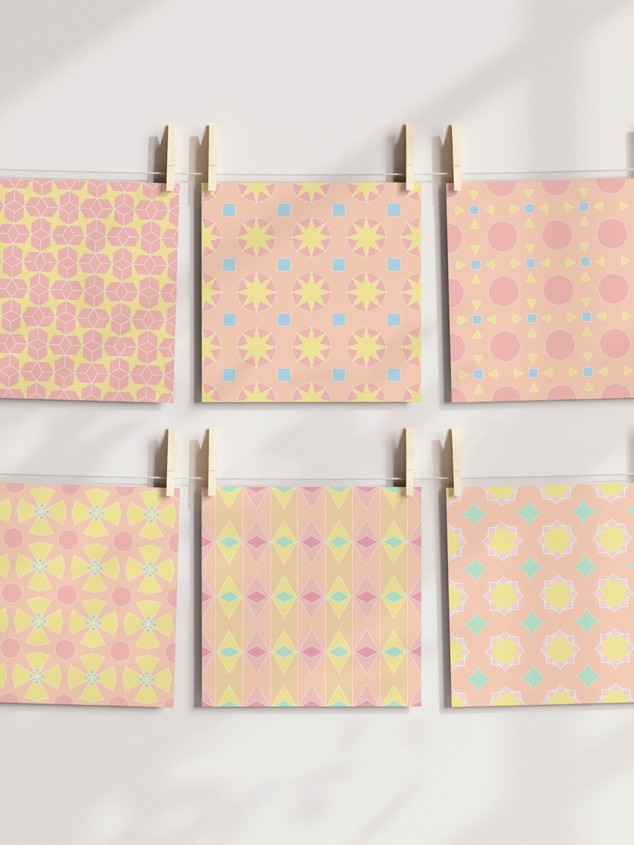 Abstract Pastels Pattern Pack 10 - July product image (4)