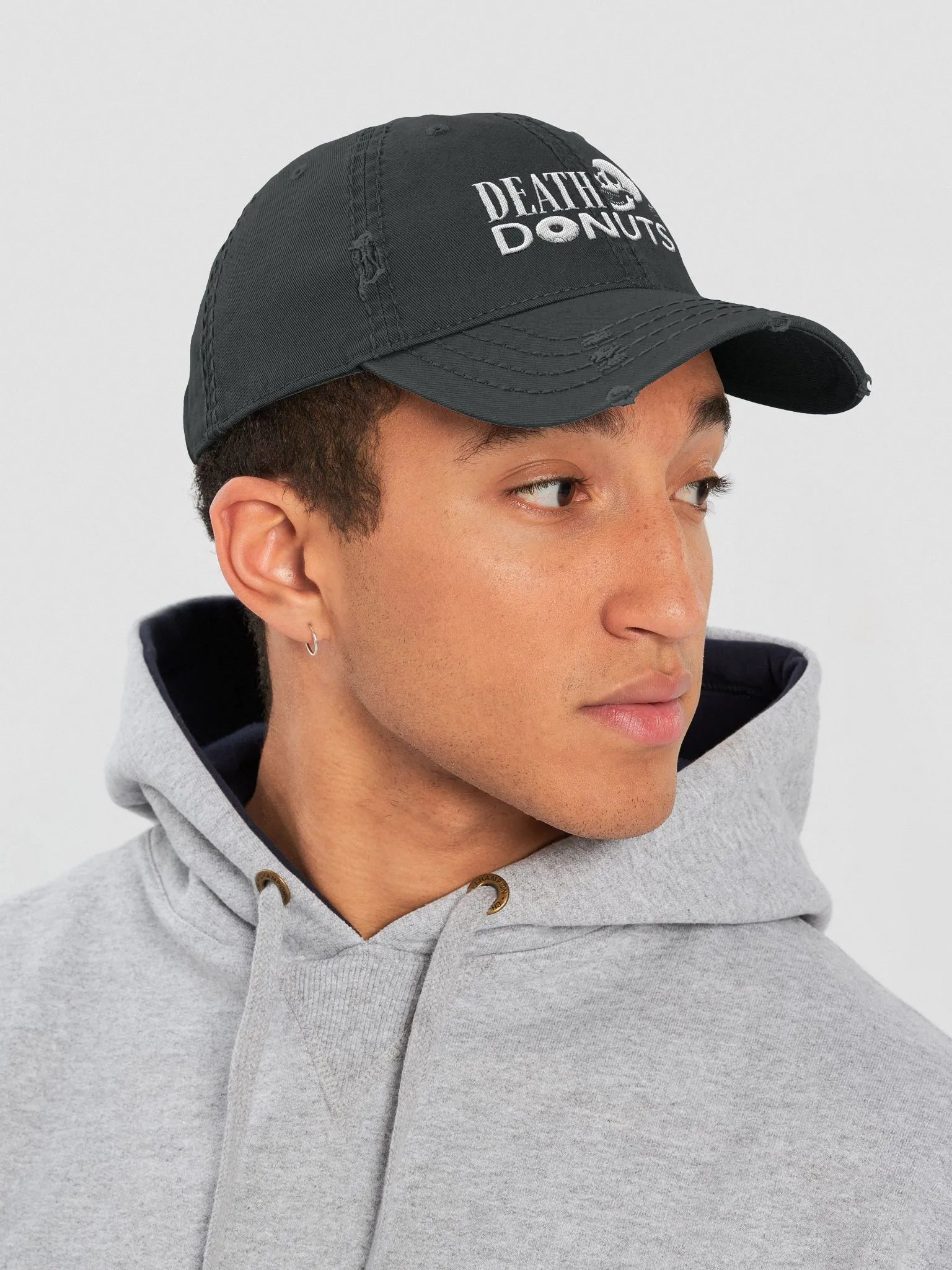 Death or Donuts Distressed Dad Hat product image (7)