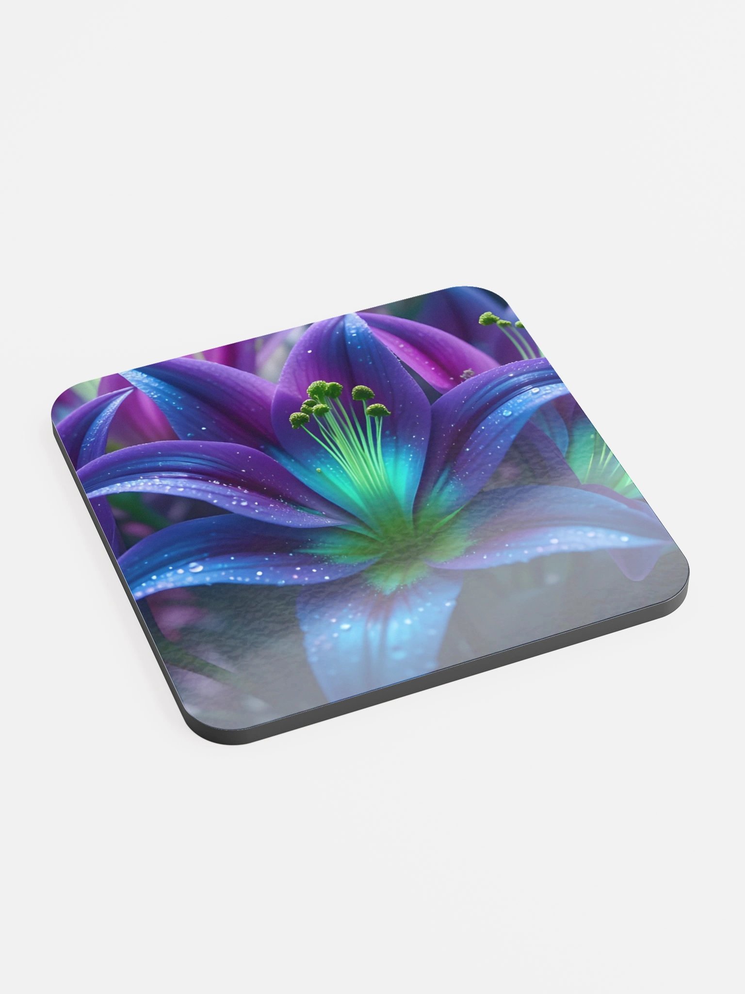Dew-Kissed Petals Cork Coaster product image (2)
