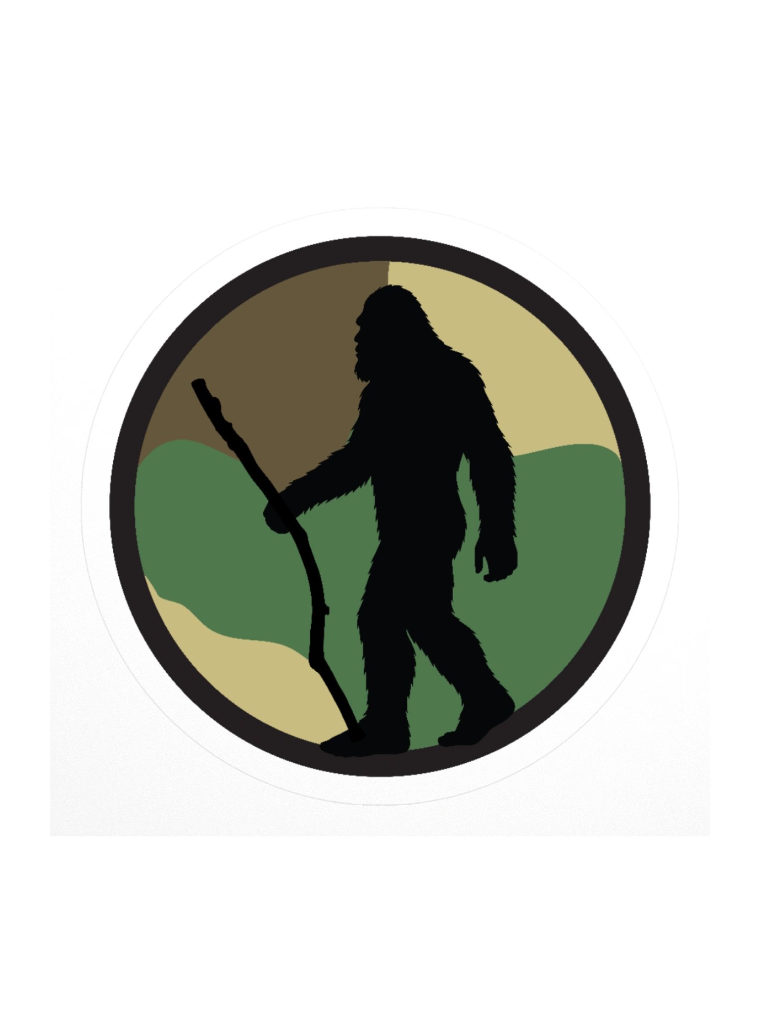 Sasquatch Stick-Walker Camo Vinyl Stickers / Feel the MO product image (2)