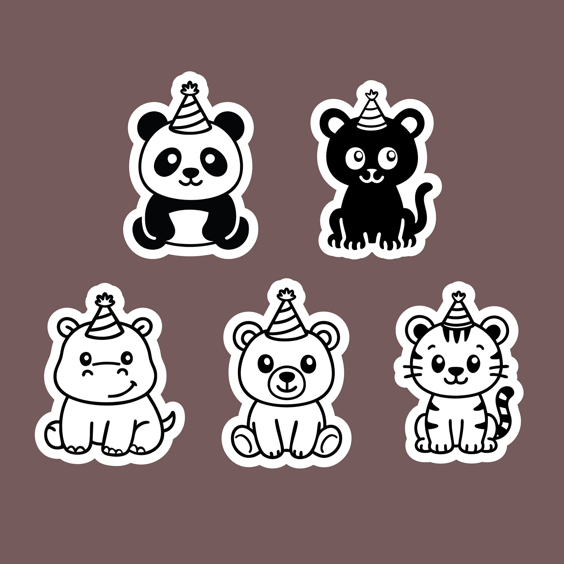 Jungle Safari Party Animals Set I product image (1)