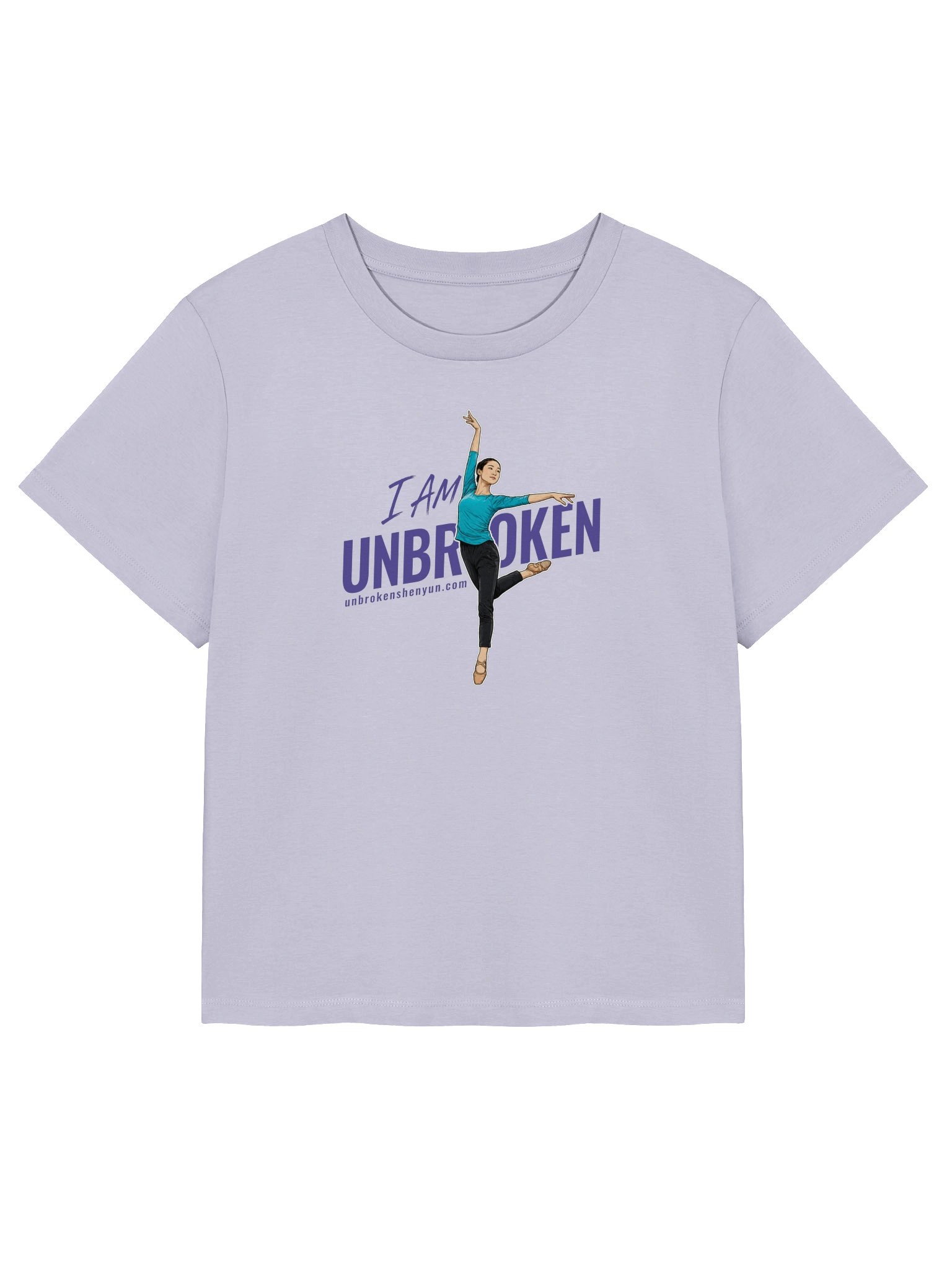 Women's Classic Cut Tshirt - Female Dancer (Lavender or Grey) product image (5)