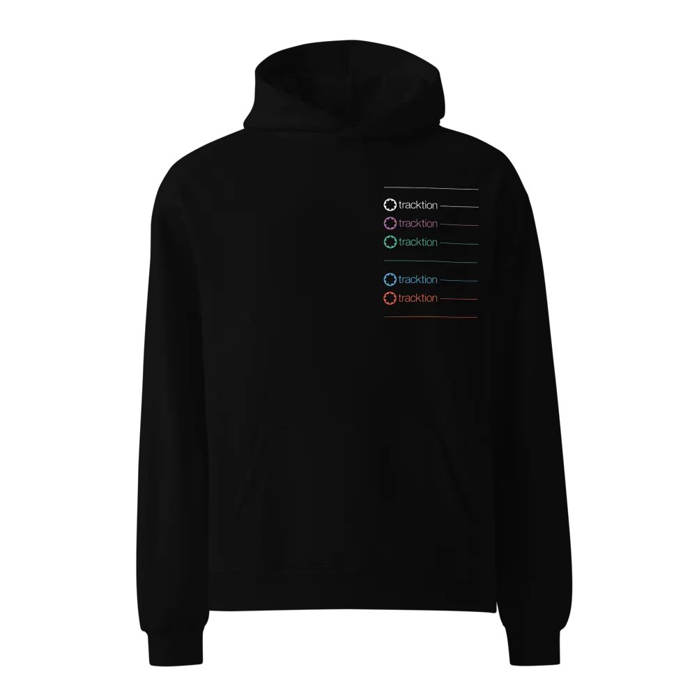 Tracktion Piano Premium Oversized Hoodie - front product image (1)