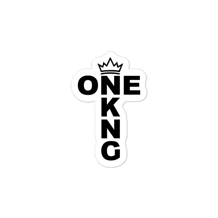 ONE KING Royal Cross Vinyl Decals product image (1)