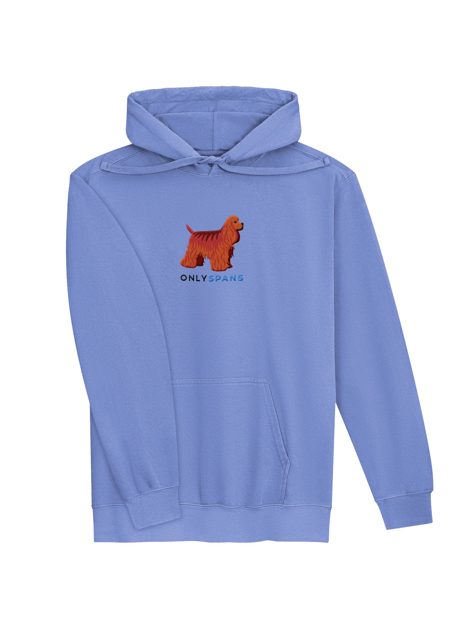 Only Spans Premium Hoodie (Embroidered) of an American Cocker Spaniel(Red) product image (13)