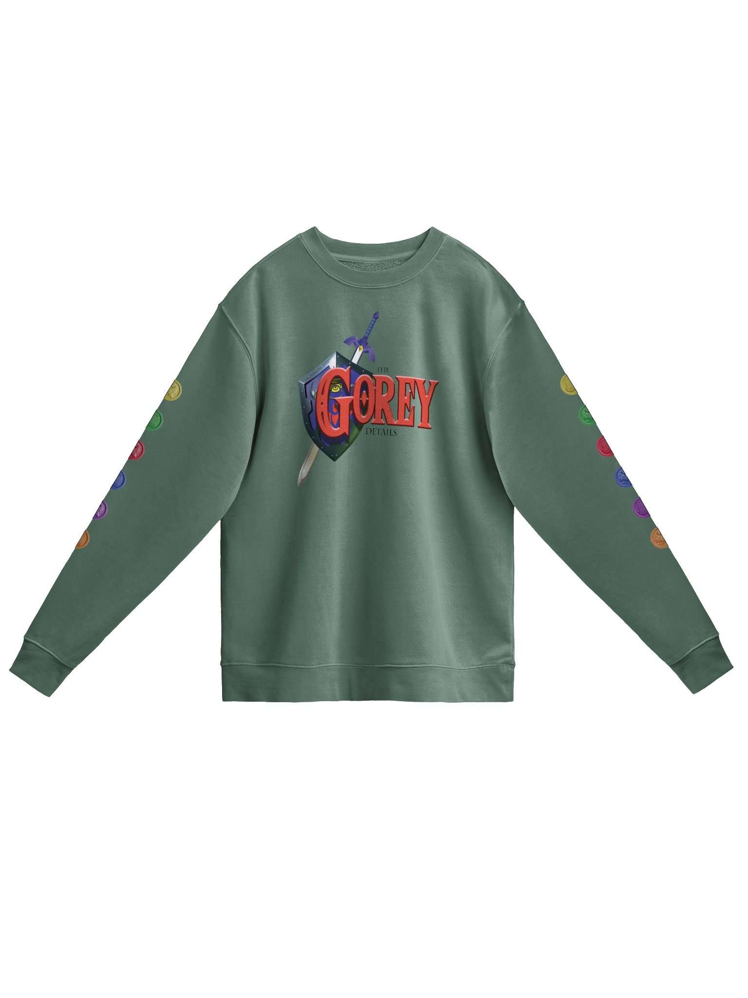 Hero of Time - Independent Trading Co. Unisex Midweight Pigment Dyed Sweatshirt product image (8)