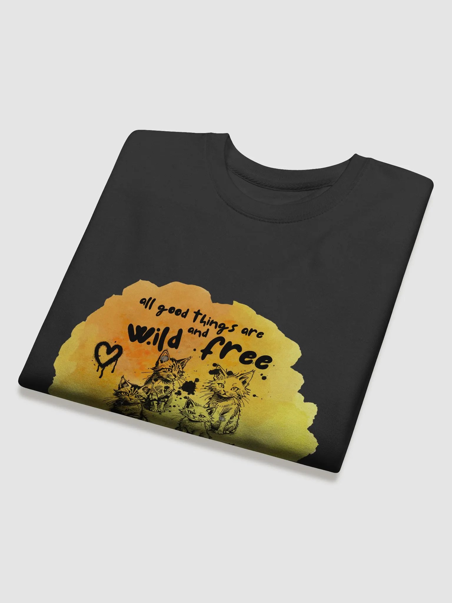 Wild and Free Cats Sweatshirt product image (1)