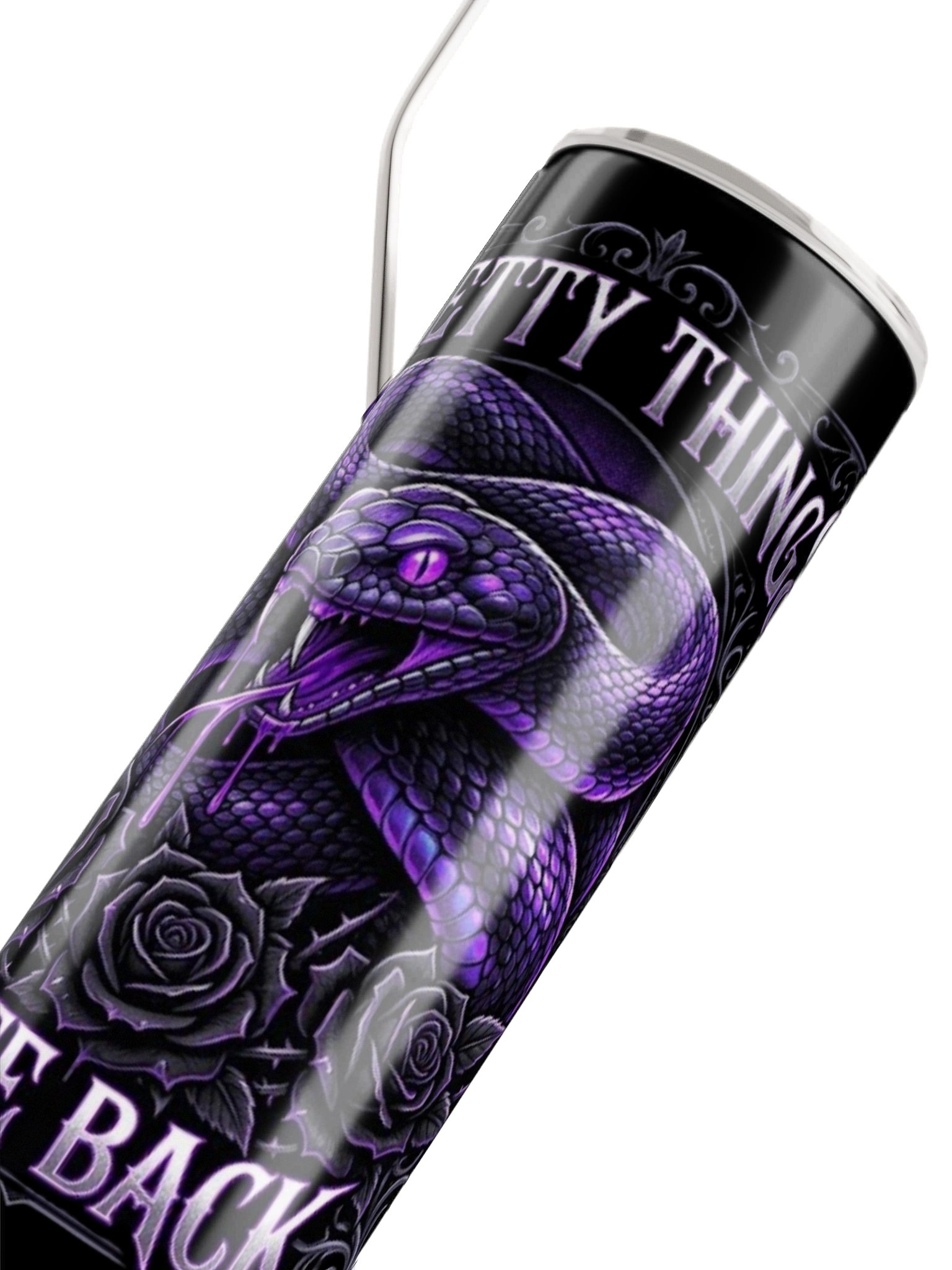 Pretty Things Bite Back - Purple Snake 20oz Tumbler product image (4)