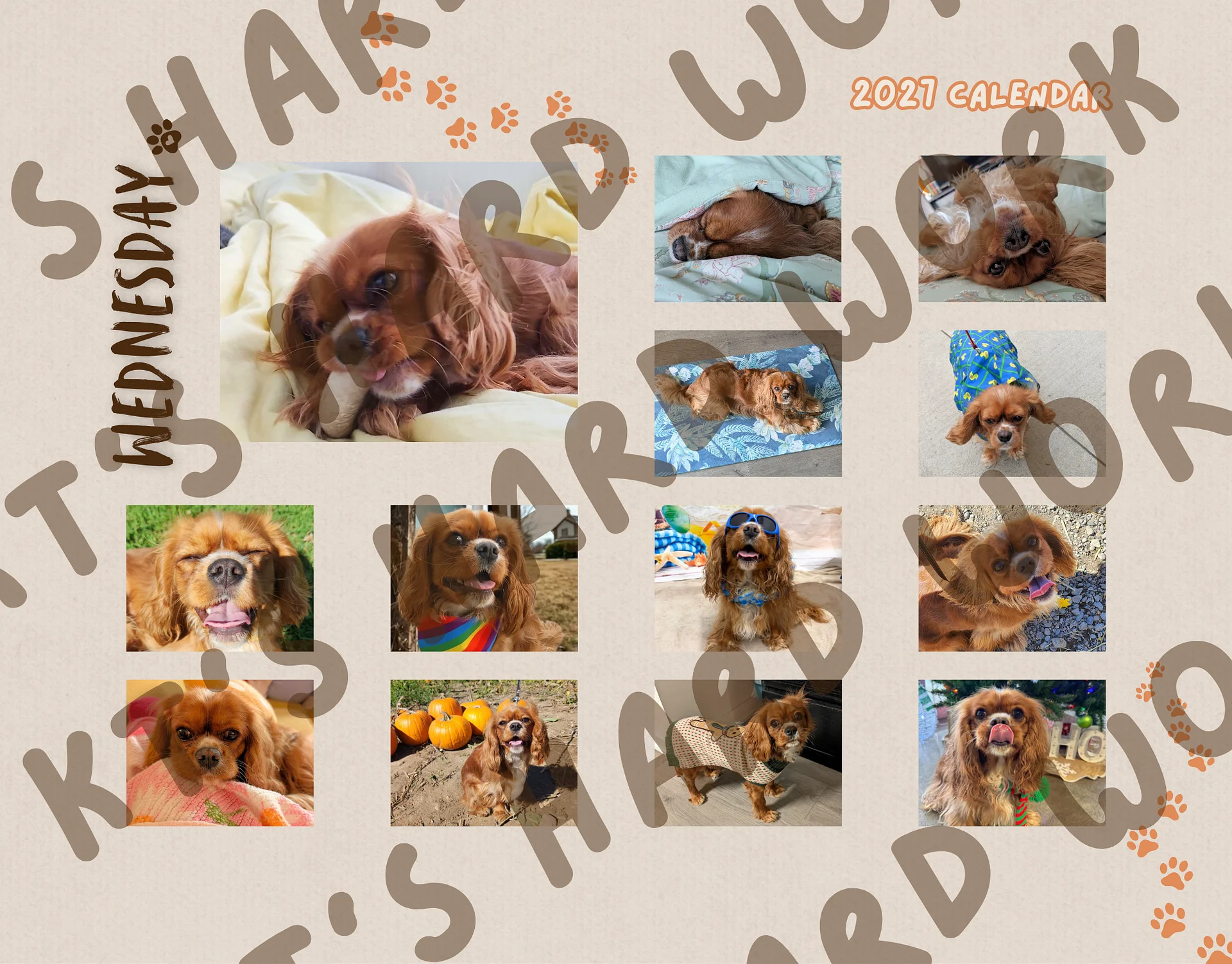 2027 Wednesdays ONLY Calendar (Download) product image (4)