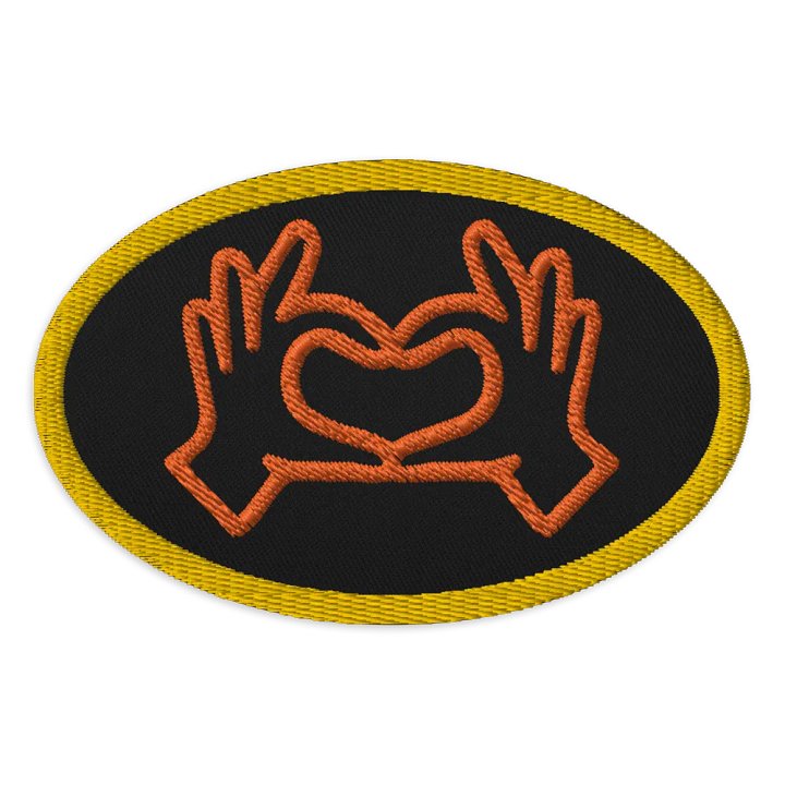 Love Gesture Embroidered Patch product image (1)