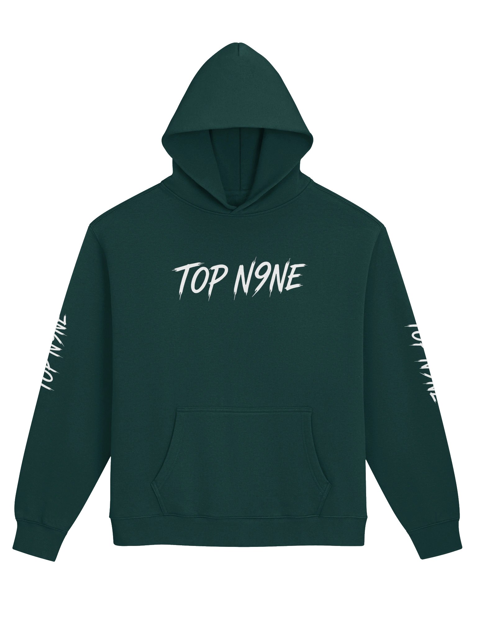 Top Nyne ALL WHITE TXT Oversized Hoodie product image (1)