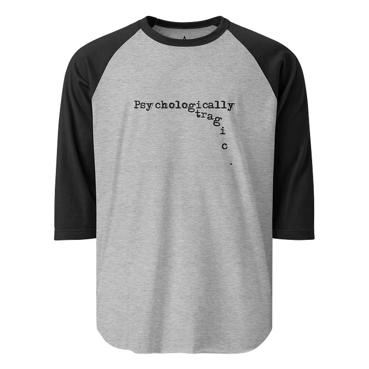 RAGLAN T-SHIRT - PSYCHOLOGICALLY TRAGIC product image (2)