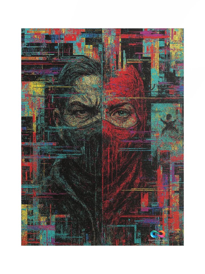 LIMITED EDITION - CINEMATIC ART POSTER – DYSTOPIAN GLITCH #005 product image (1)