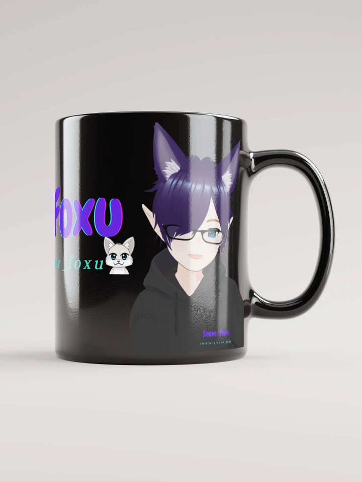Snow_Foxu Avatar Glossy Black Mug product image (2)