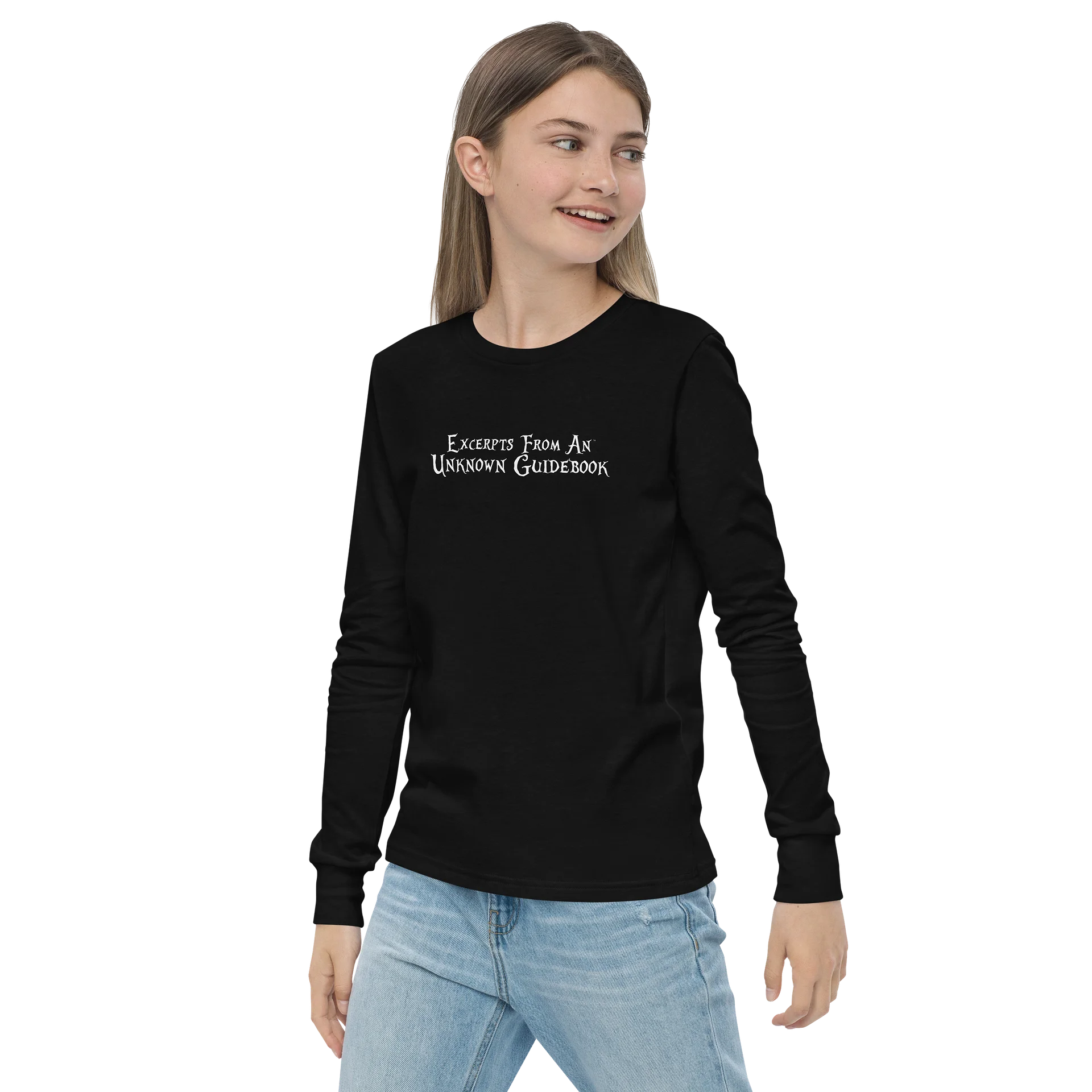 Excerpts From An Unknown Guidebook - Bella+Canvas Youth Long Sleeve T-Shirt product image (3)