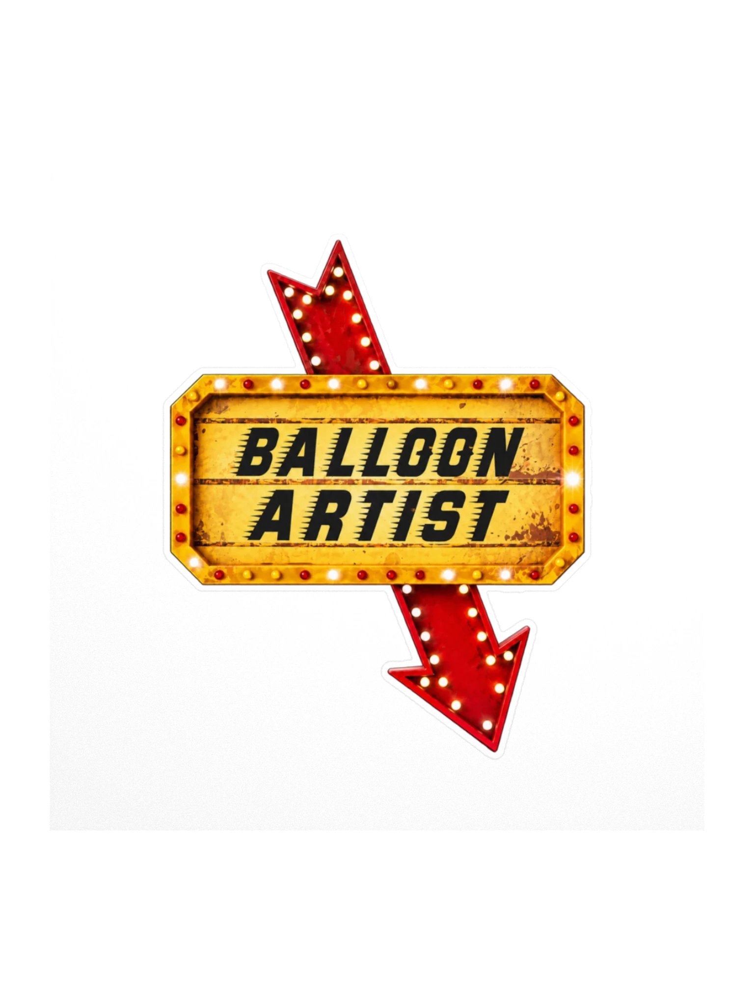 Balloon Artist Showtime Kiss Cut Sticker product image (1)
