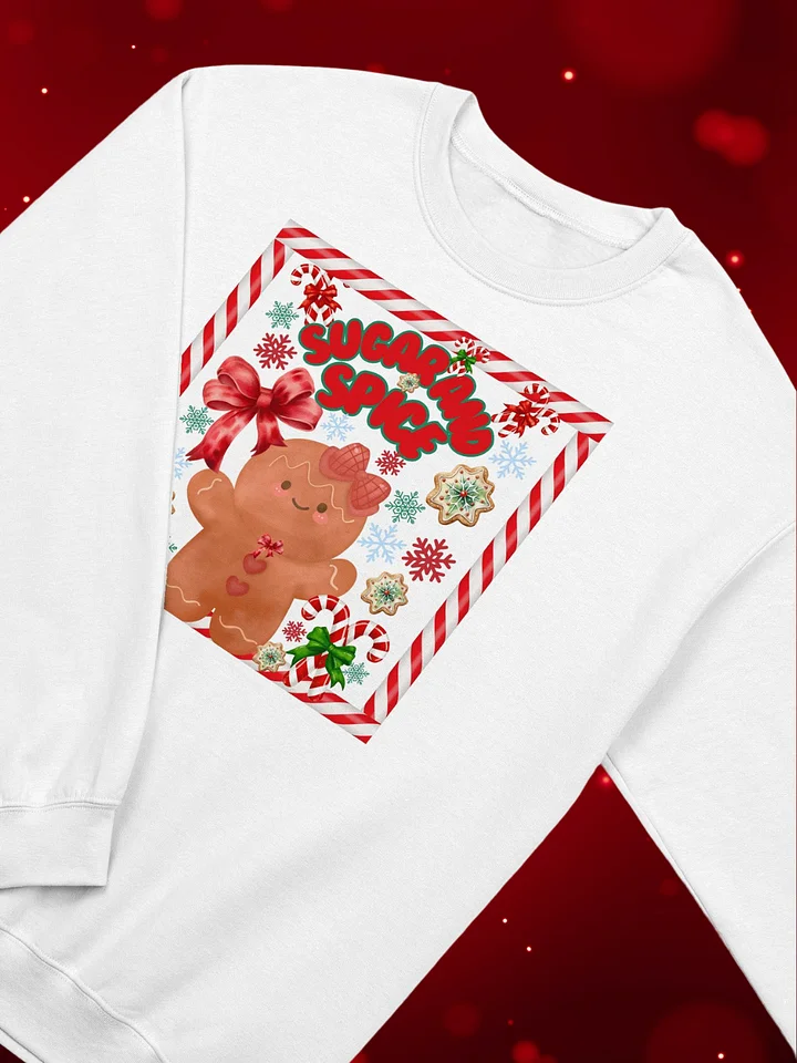 Sugar and Spice Gingerbread Sweatshirt (Red) product image (1)
