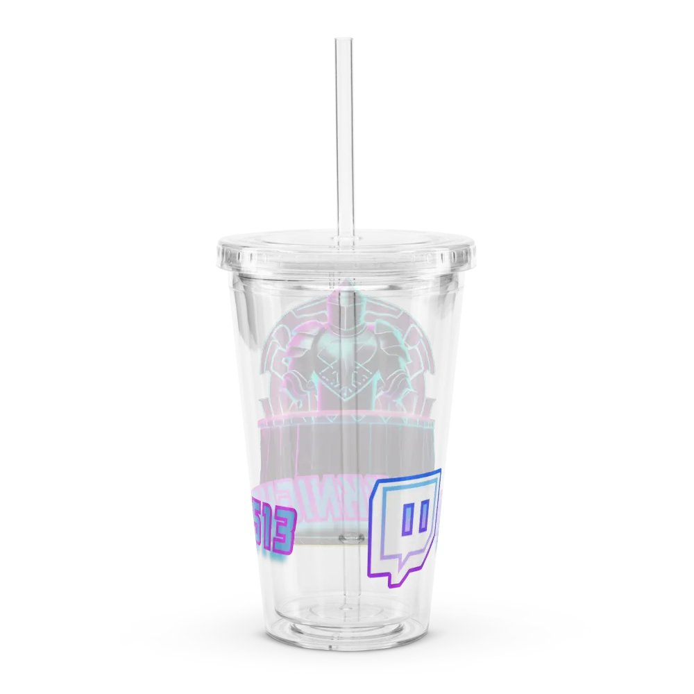 Blackknight513 Double Wall Clear Plastic Tumbler (16 oz) product image (2)