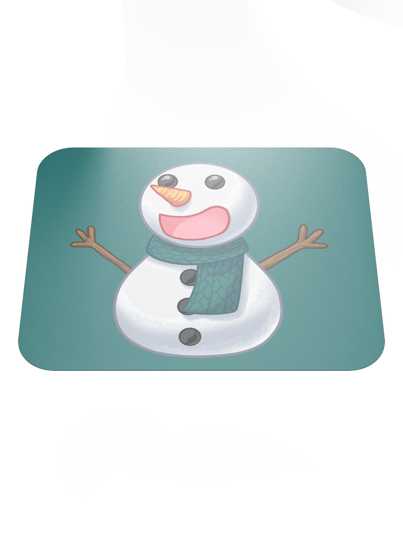 Happy Snowman Mouse Pad product image (1)
