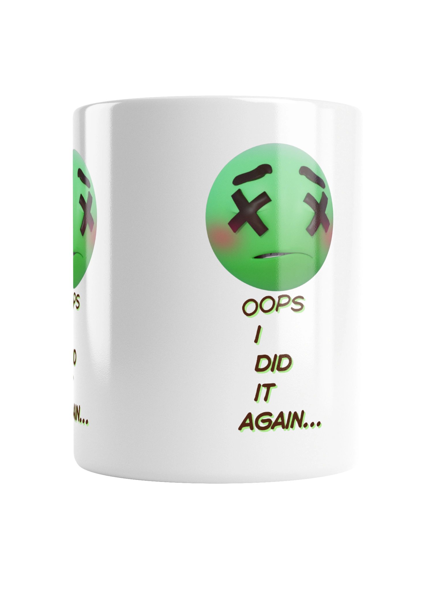 Oops I Did It Again Funny Emoji Mug product image (4)