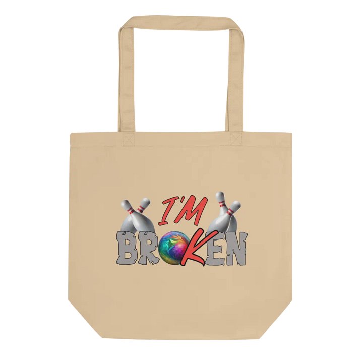 Im Broken Im Ok Bowling Colorful Statement Tote product image (1)