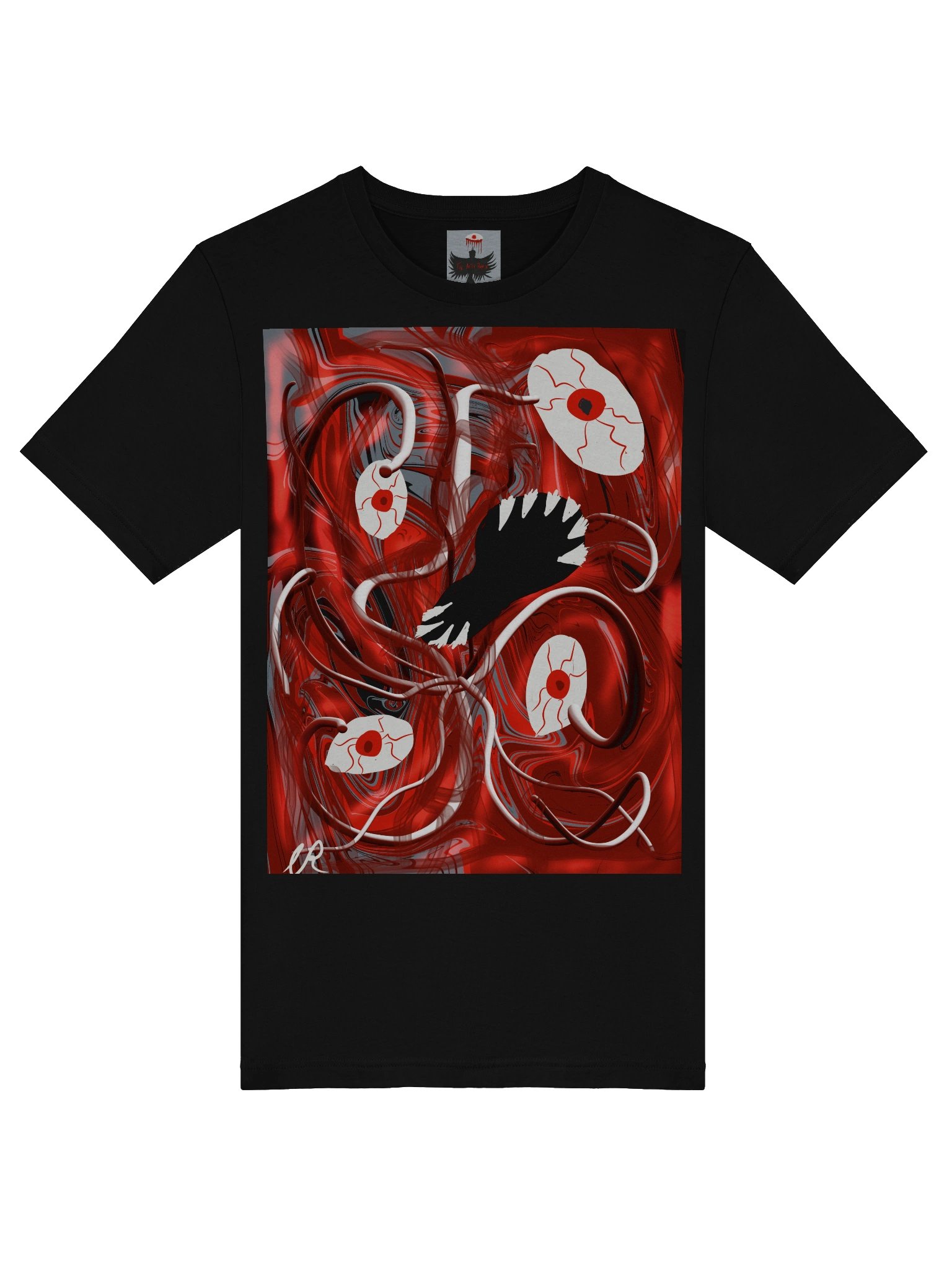 Marbled Eyeballs Tee — Bella+Canvas Supersoft by The Artsy Brain product image (5)