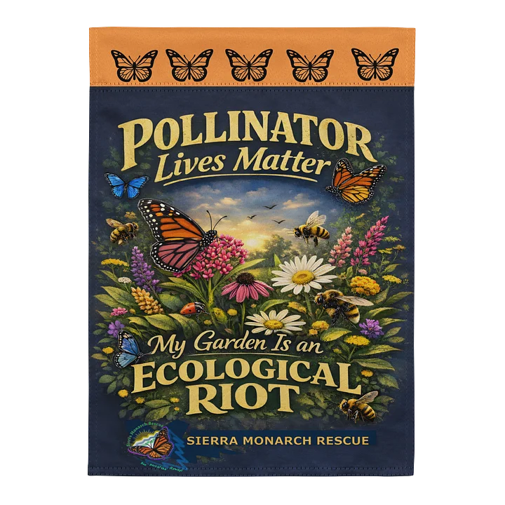 Pollinator Lives Matter Garden Flag product image (1)