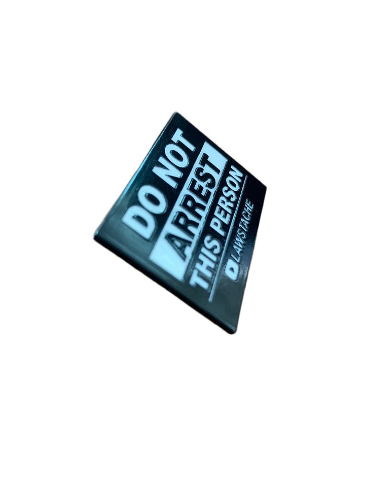 Enamel Pin - Do Not Arrest This Person product image (2)