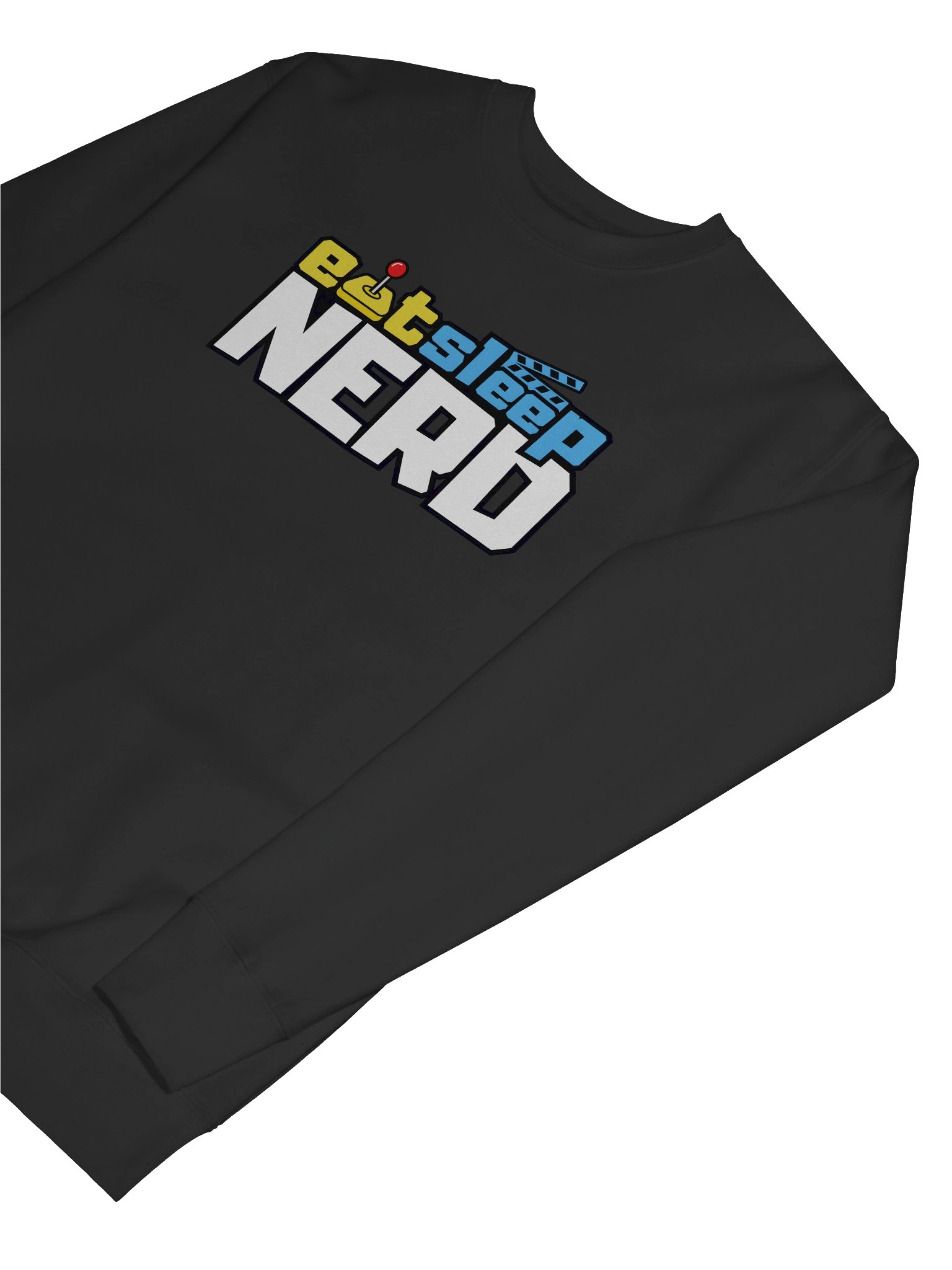 Eat Sleep Nerd logo sweatshirt product image (7)