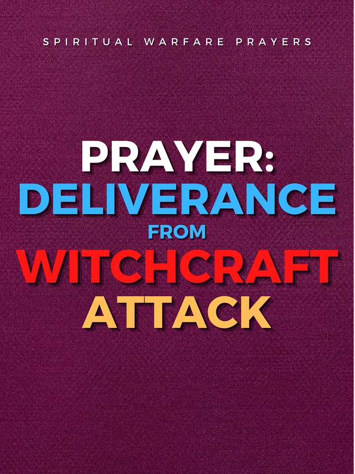 Deliverance from Witchcraft Attack product image (1)