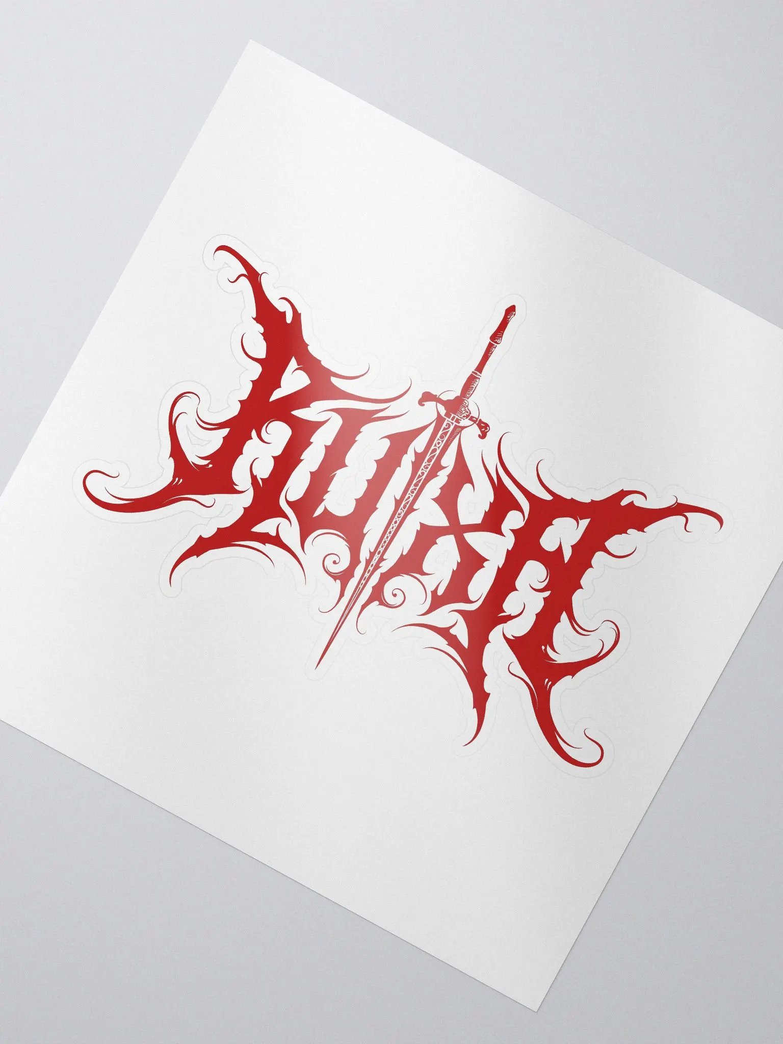 Ruxa Red Logo Sticker product image (2)