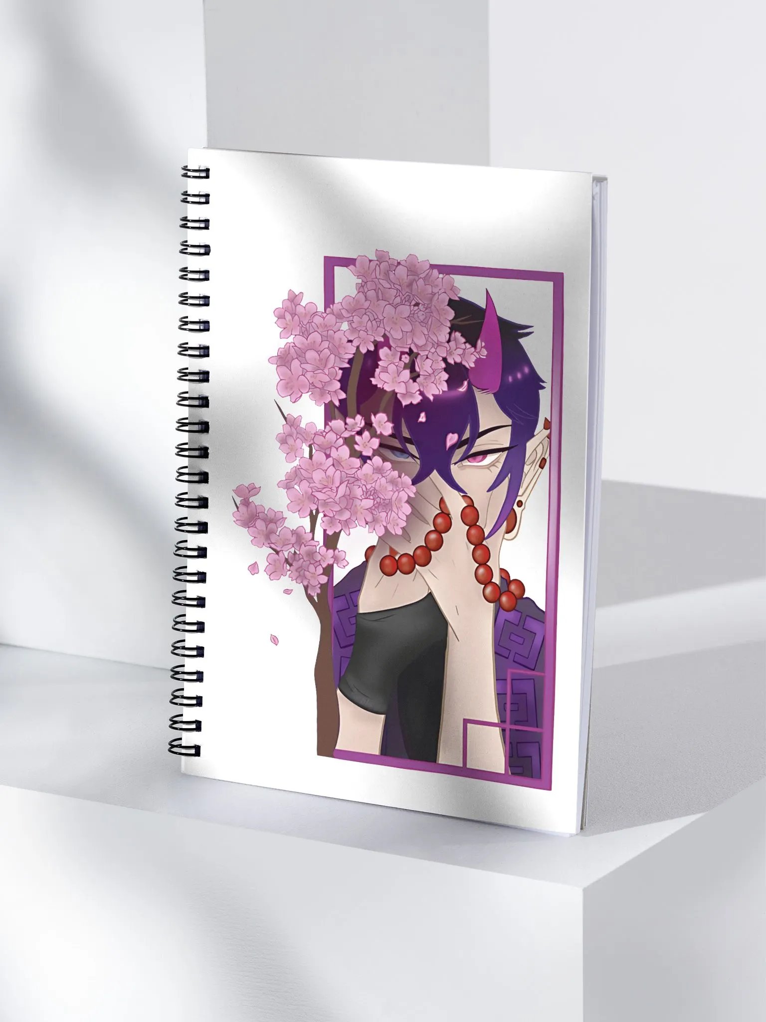 Colored Cherry Blossom Notebook product image (4)