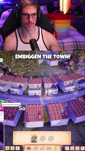 Embiggening The Town! 🏘️ #citybuilder #cozygaming #gamingfunny #thekapfantastic #ClipGPT