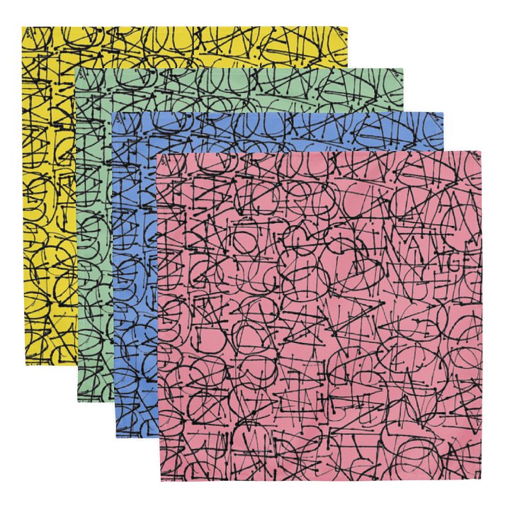 No Rockin' Angel Napkins (in colors) product image (1)