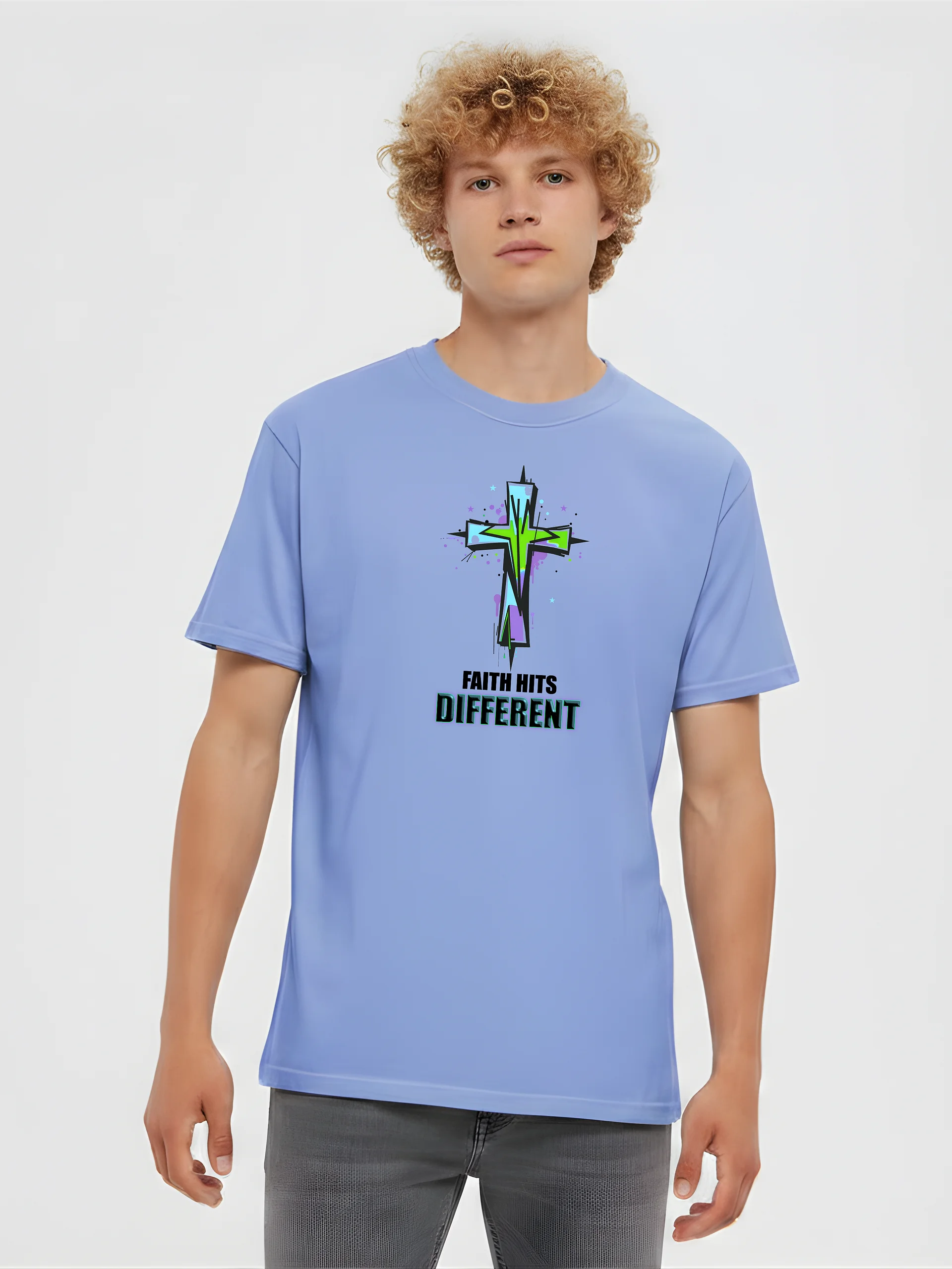 Faith Hits Different Faith T-shirt product image (1)