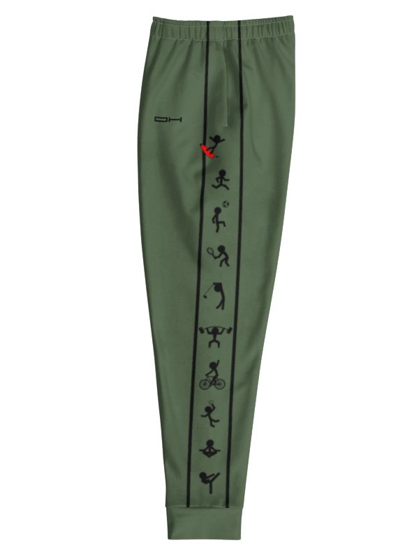 Military Green Sport Joggers // Streetwear for the Athlete product image (5)