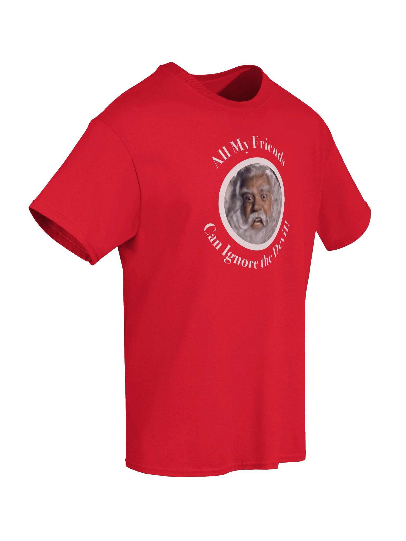 Santa Claus -- All My Friends Can Ignore the Devil Tee product image (8)