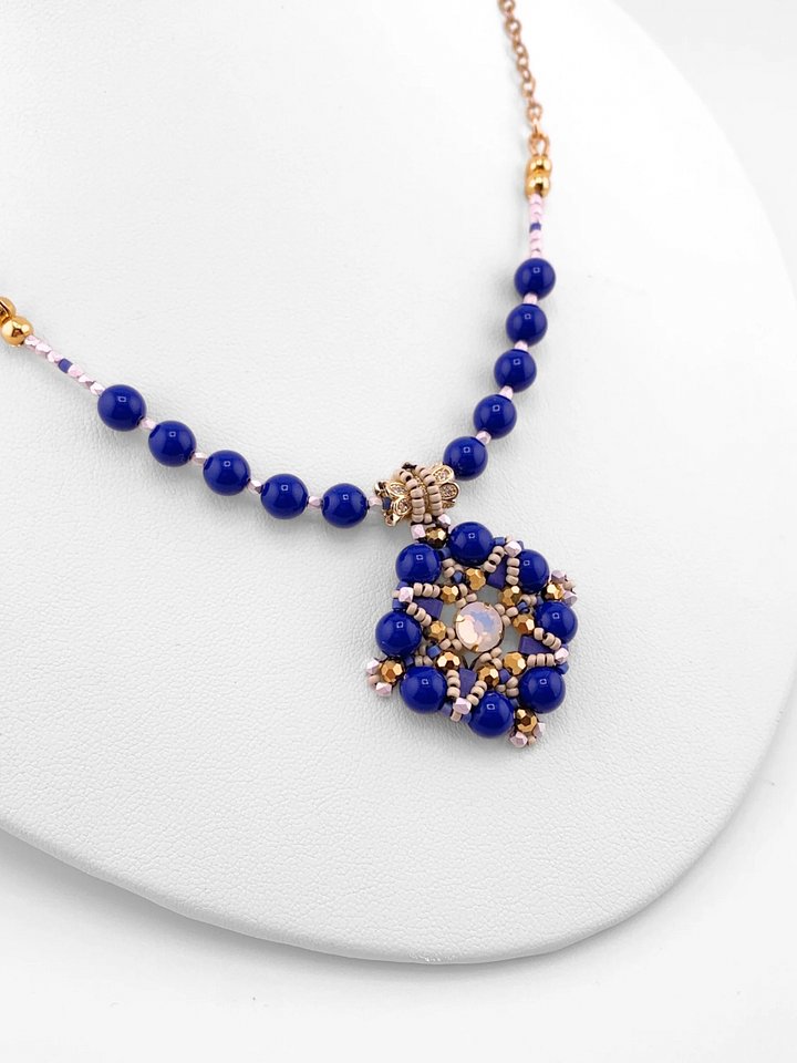 Midnight Melody Pendant Necklace - Blue product image (2)