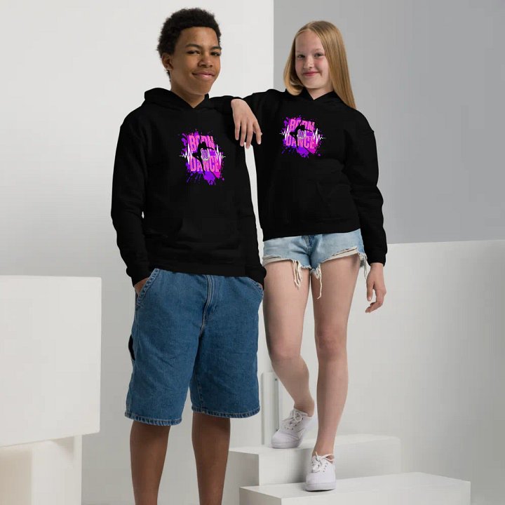 Born to Dance Her Silhouette Youth Hoodie product image (2)