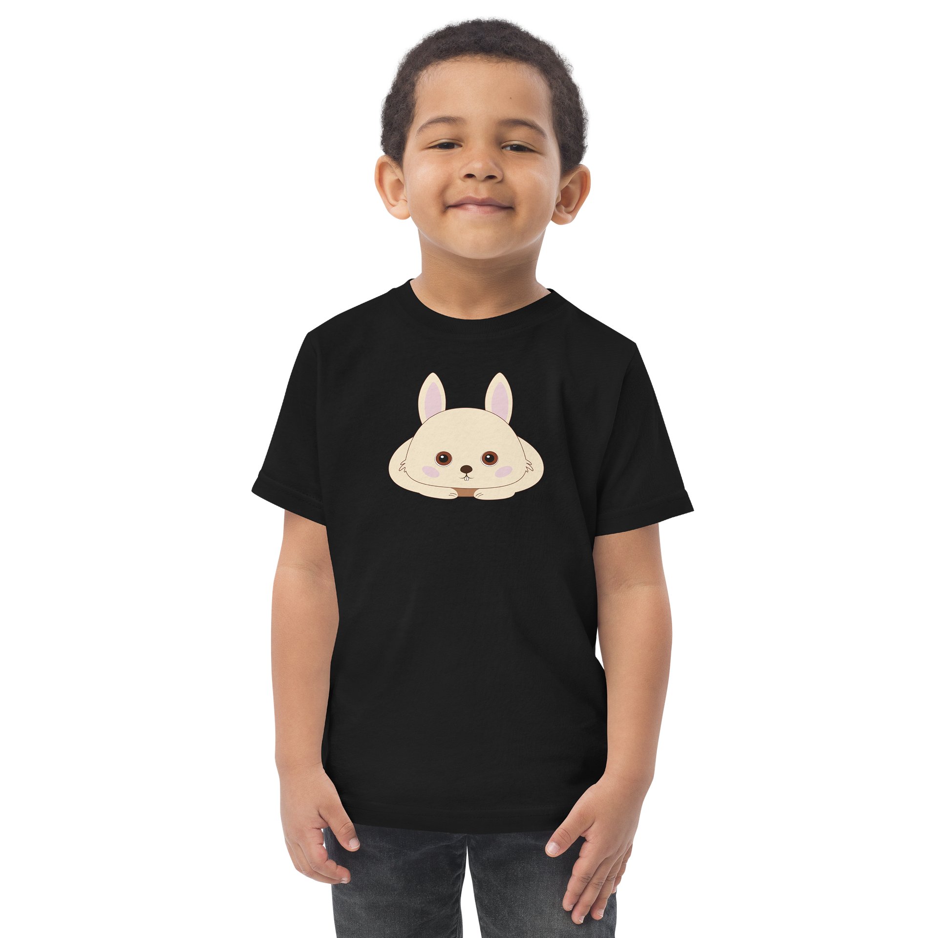 Woodland Animal Friends Bunny Toddler Jersey T-Shirt product image (1)